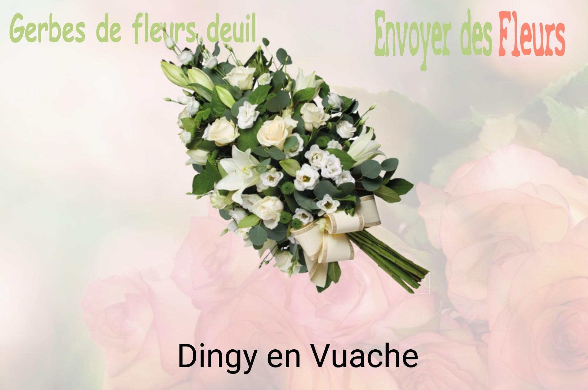 Gerbe de fleurs de deuil livrée à Dingy-en-Vuache